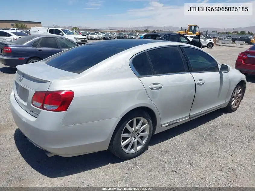 2006 Lexus Gs 300 VIN: JTHBH96S065026185 Lot: 45321352