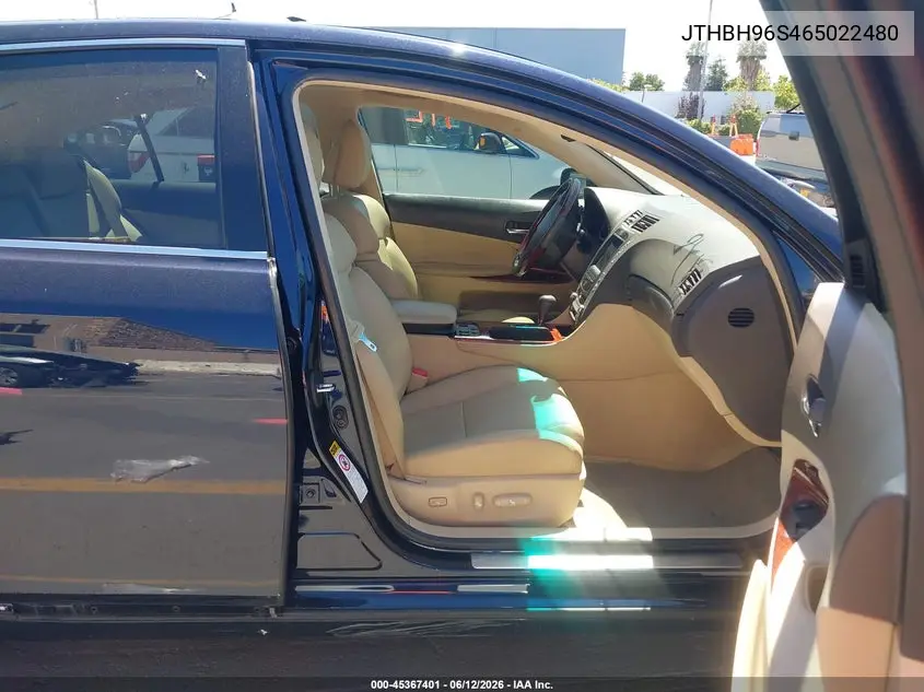 2006 Lexus Gs 300 VIN: JTHBH96S465022480 Lot: 45367401