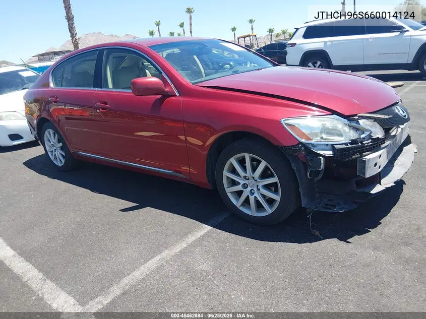 2006 Lexus Gs 300 VIN: JTHCH96S660014124 Lot: 45462884