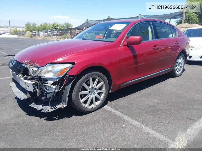 2006 Lexus Gs 300 VIN: JTHCH96S660014124 Lot: 45462884