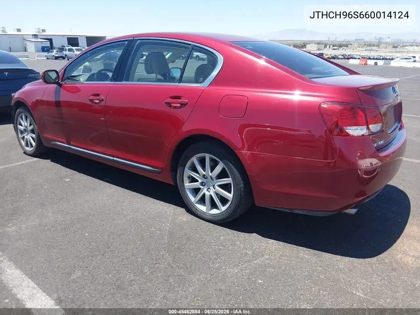 2006 Lexus Gs 300 VIN: JTHCH96S660014124 Lot: 45462884