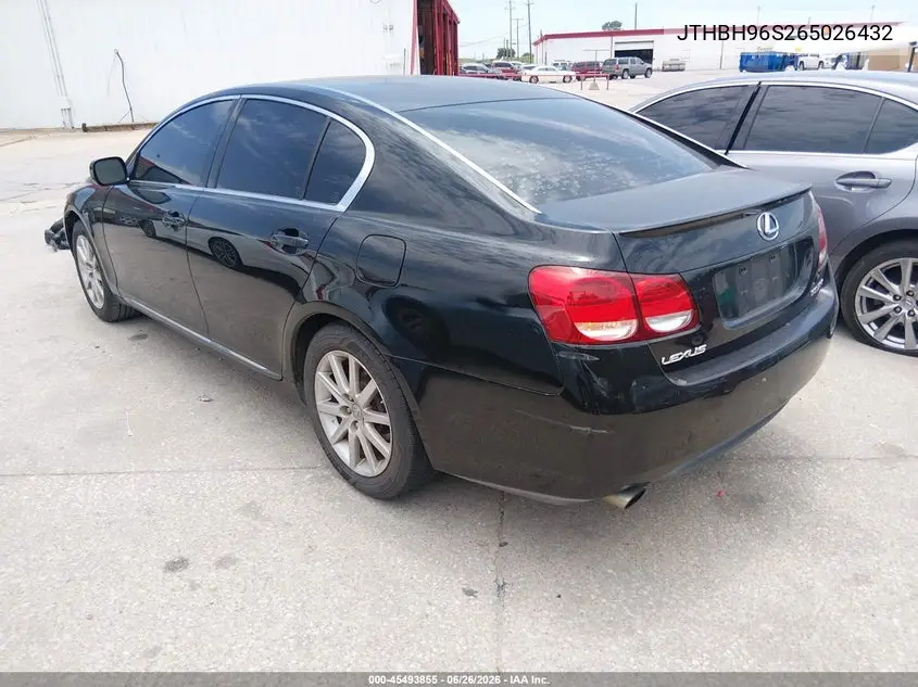 2006 Lexus Gs 300 VIN: JTHBH96S265026432 Lot: 45493855