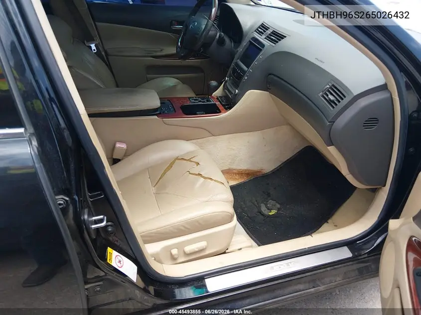 2006 Lexus Gs 300 VIN: JTHBH96S265026432 Lot: 45493855