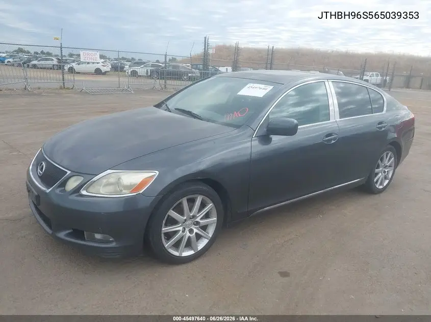 2006 Lexus Gs 300 VIN: JTHBH96S565039353 Lot: 45497640