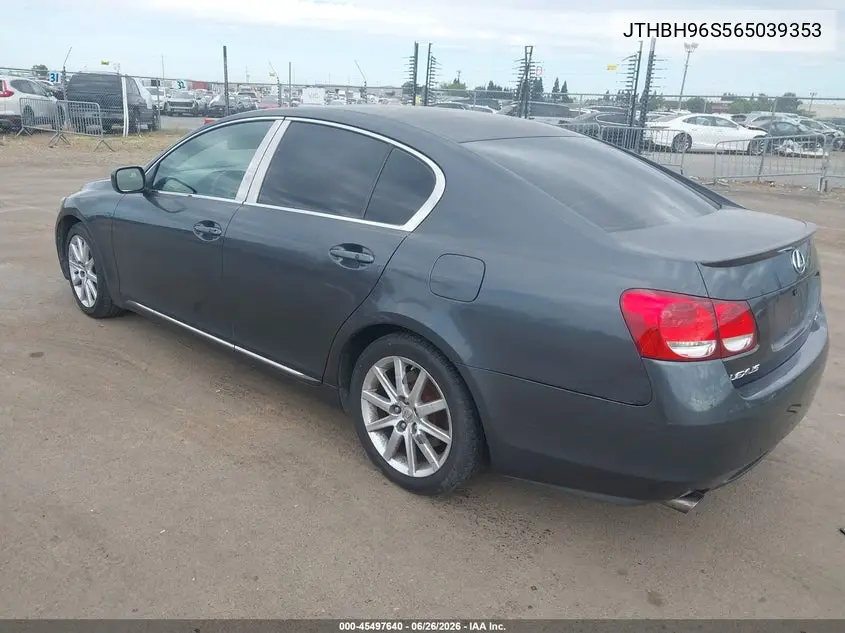 2006 Lexus Gs 300 VIN: JTHBH96S565039353 Lot: 45497640