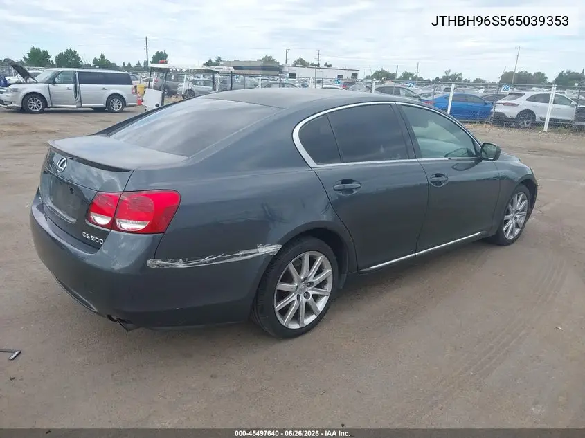 2006 Lexus Gs 300 VIN: JTHBH96S565039353 Lot: 45497640