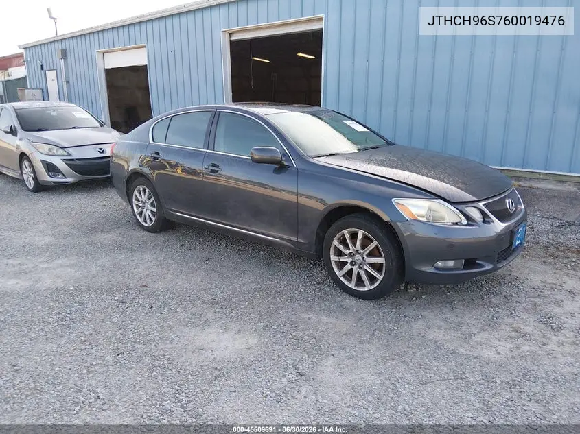 2006 Lexus Gs 300 VIN: JTHCH96S760019476 Lot: 45509691