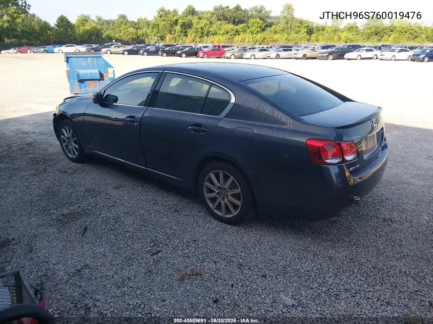 2006 Lexus Gs 300 VIN: JTHCH96S760019476 Lot: 45509691