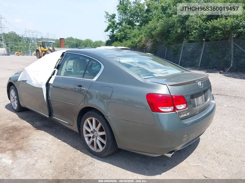 2006 Lexus Gs 300 VIN: JTHCH96S360019457 Lot: 45526558