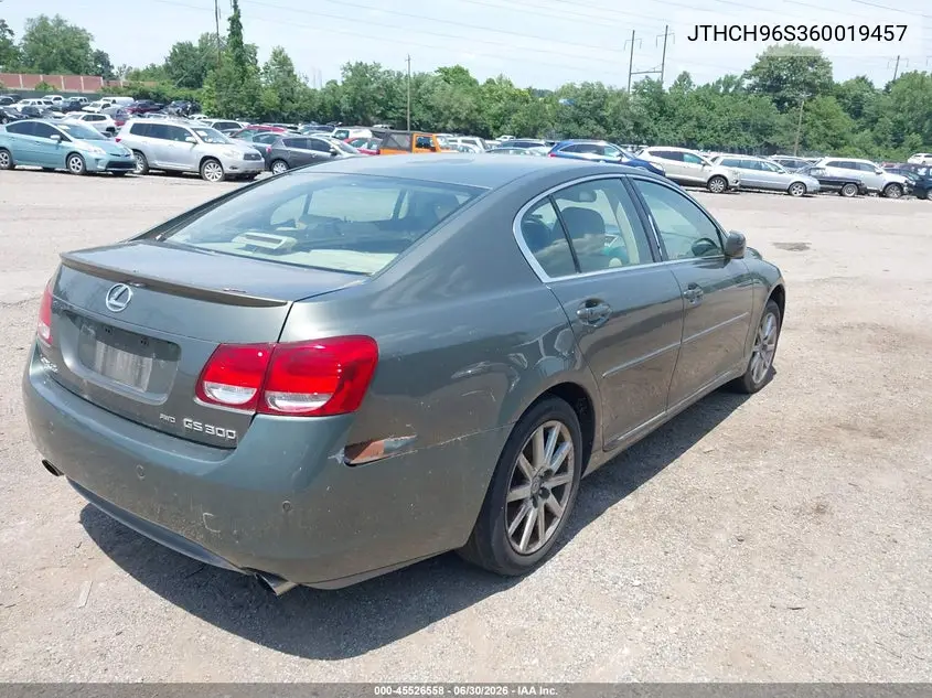 2006 Lexus Gs 300 VIN: JTHCH96S360019457 Lot: 45526558