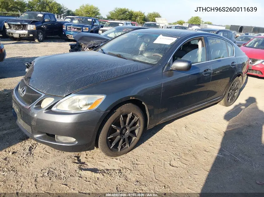 2006 Lexus Gs 300 VIN: JTHCH96S260011639 Lot: 45551808