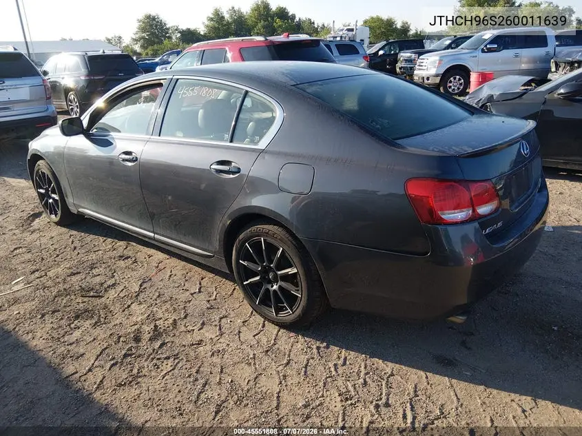 2006 Lexus Gs 300 VIN: JTHCH96S260011639 Lot: 45551808