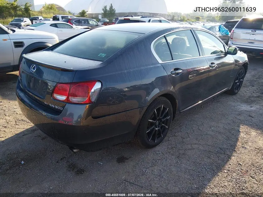 2006 Lexus Gs 300 VIN: JTHCH96S260011639 Lot: 45551808