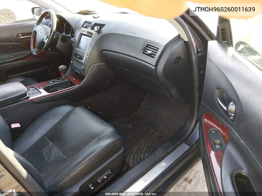 2006 Lexus Gs 300 VIN: JTHCH96S260011639 Lot: 45551808