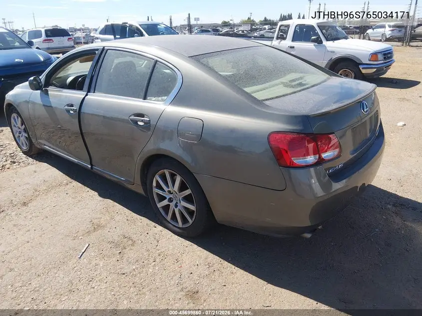 2006 Lexus Gs 300 VIN: JTHBH96S765034171 Lot: 45699860