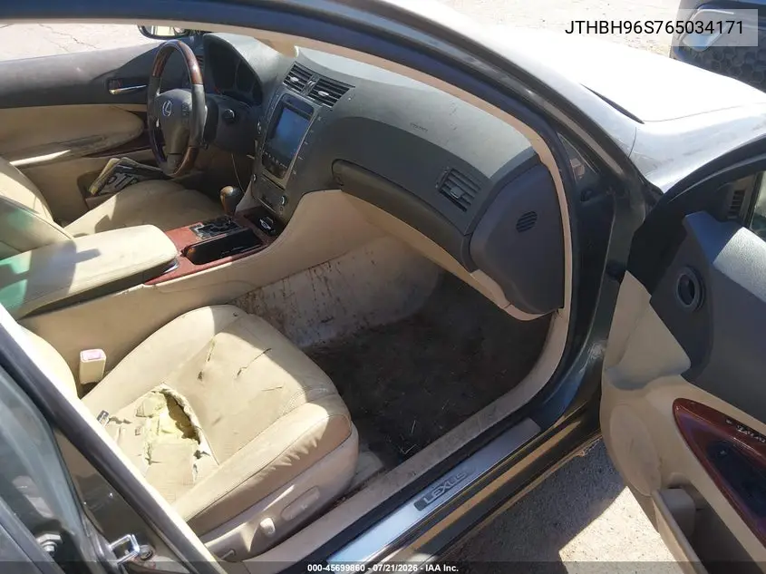 2006 Lexus Gs 300 VIN: JTHBH96S765034171 Lot: 45699860