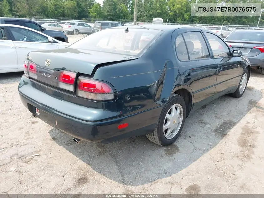 1994 Lexus Gs 300 VIN: JT8JS47E7R0076575 Lot: 45634898