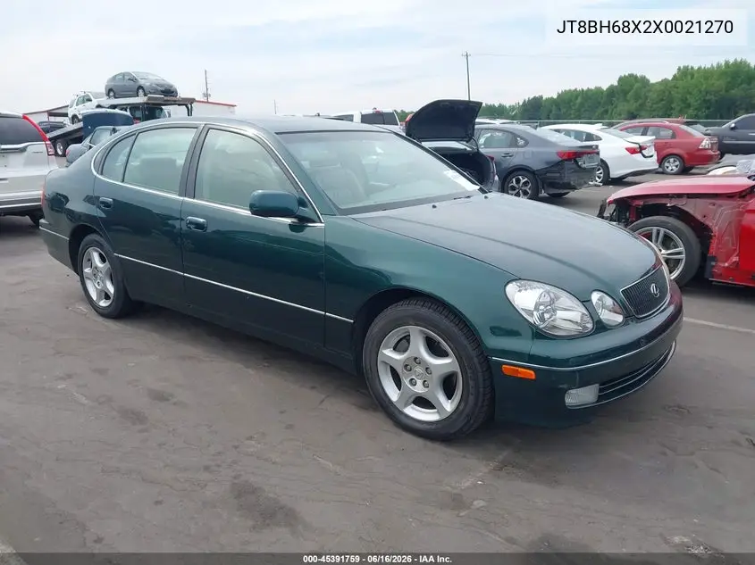 1999 Lexus Gs 400 VIN: JT8BH68X2X0021270 Lot: 45391759