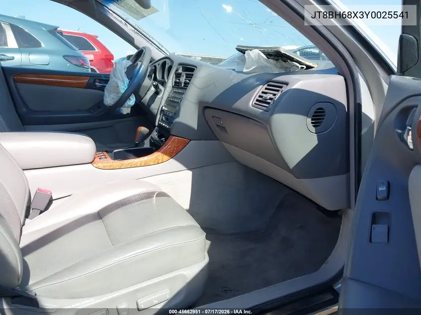 2000 Lexus Gs 400 VIN: JT8BH68X3Y0025541 Lot: 45662951