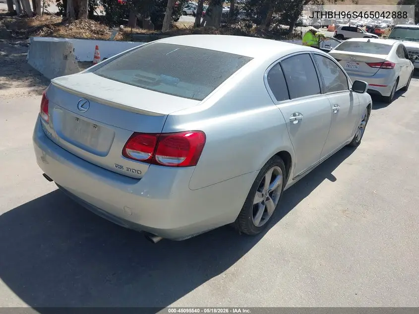 2006 Lexus Gs 300 VIN: JTHBH96S465042888 Lot: 45095540