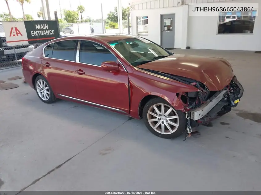2006 Lexus Gs 300 VIN: JTHBH96S665043864 Lot: 45624620