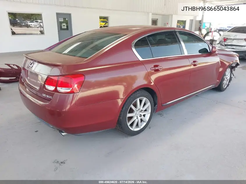 2006 Lexus Gs 300 VIN: JTHBH96S665043864 Lot: 45624620