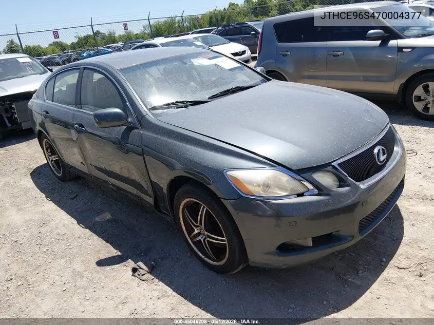 2007 Lexus Gs 350 VIN: JTHCE96S470004377 Lot: 45046208