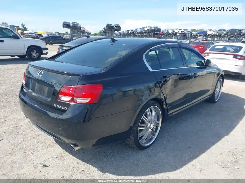 2007 Lexus Gs 350 VIN: JTHBE96S370017035 Lot: 45252334