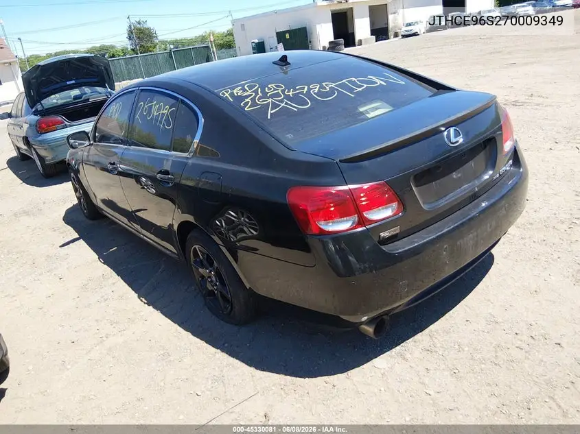 2007 Lexus Gs 350 VIN: JTHCE96S270009349 Lot: 45330081