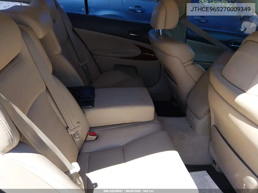 2007 Lexus Gs 350 VIN: JTHCE96S270009349 Lot: 45330081