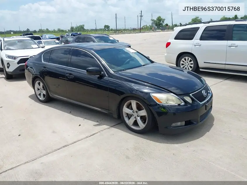 2007 Lexus Gs 350 VIN: JTHBE96S370015768 Lot: 45442928