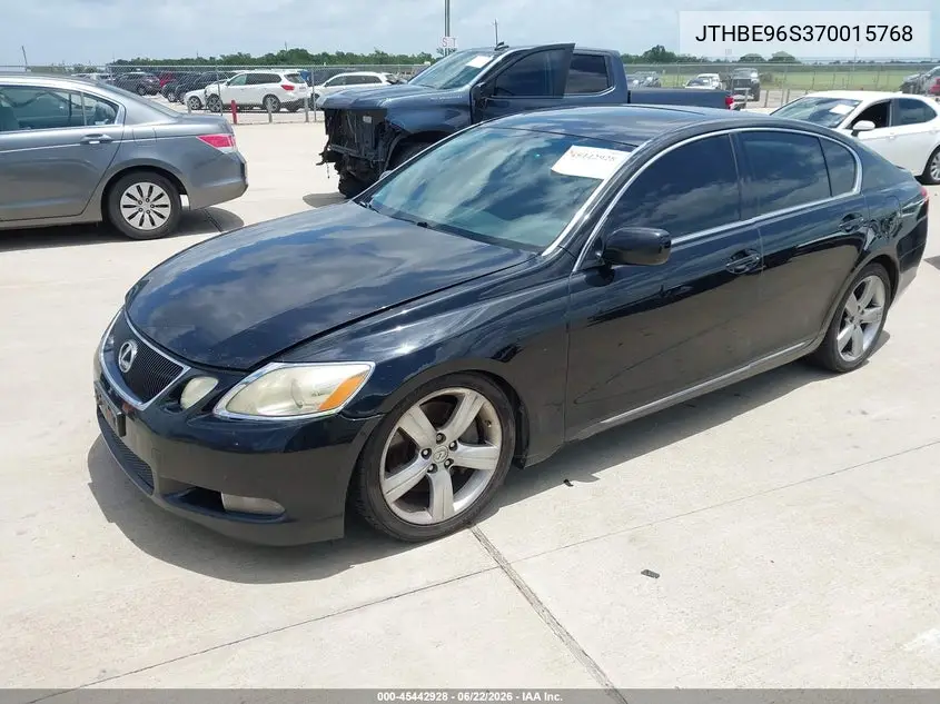 2007 Lexus Gs 350 VIN: JTHBE96S370015768 Lot: 45442928