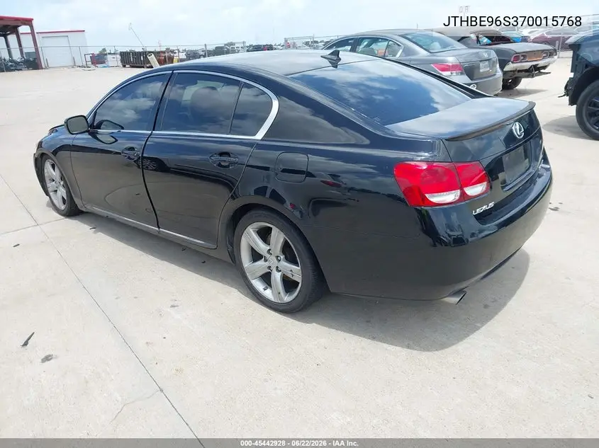 2007 Lexus Gs 350 VIN: JTHBE96S370015768 Lot: 45442928