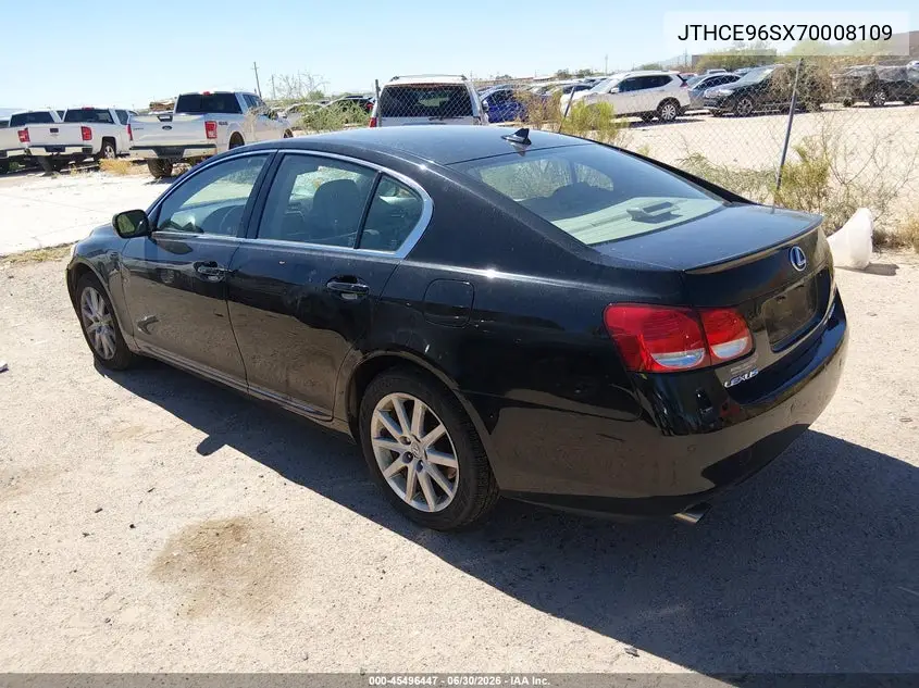 2007 Lexus Gs 350 VIN: JTHCE96SX70008109 Lot: 45496447
