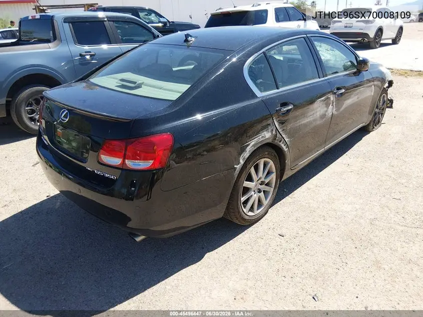 2007 Lexus Gs 350 VIN: JTHCE96SX70008109 Lot: 45496447