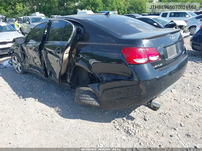 2007 Lexus Gs 350 VIN: JTHBE96S070026162 Lot: 45507000