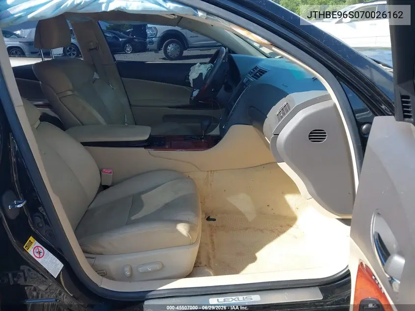 2007 Lexus Gs 350 VIN: JTHBE96S070026162 Lot: 45507000