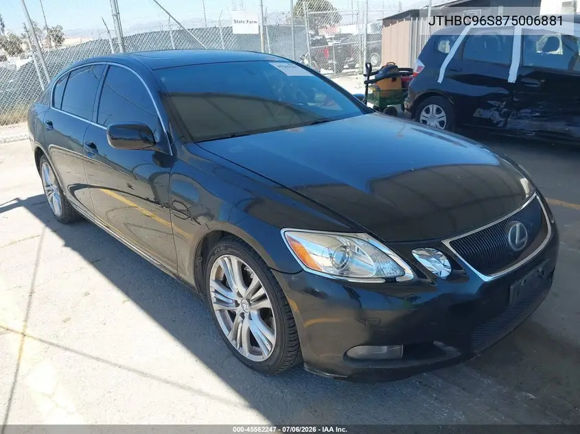2007 Lexus Gs 450H VIN: JTHBC96S875006881 Lot: 45562247