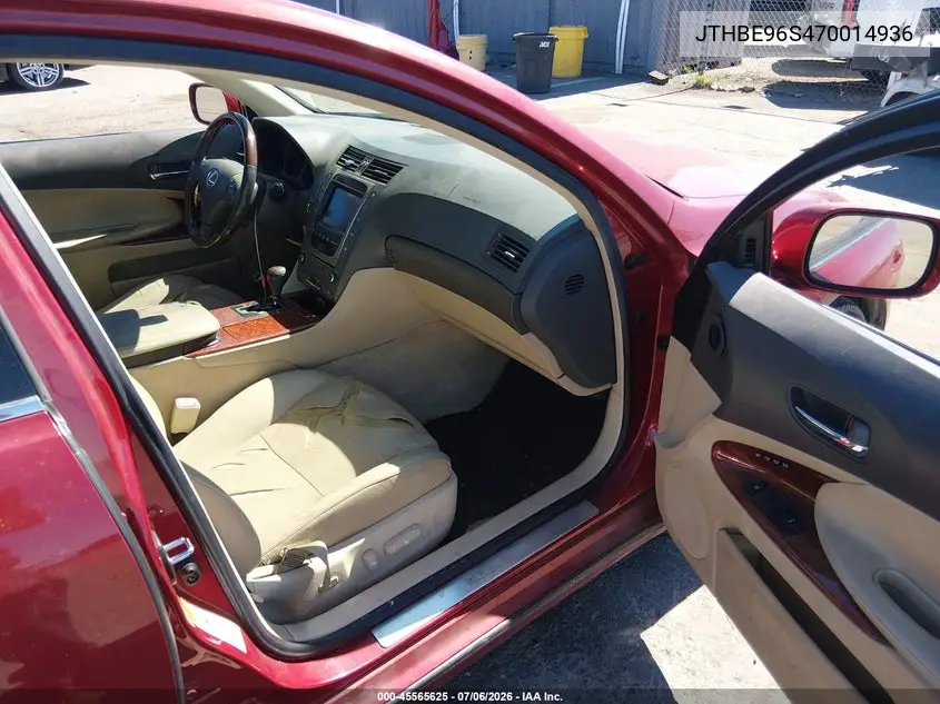 2007 Lexus Gs 350 VIN: JTHBE96S470014936 Lot: 45565625
