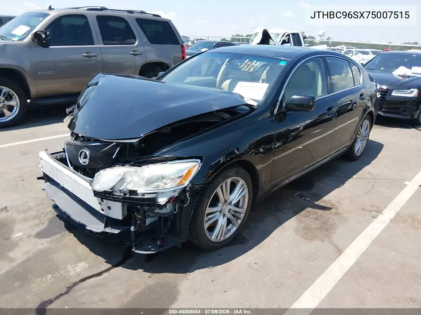 2007 Lexus Gs 450H VIN: JTHBC96SX75007515 Lot: 45588054