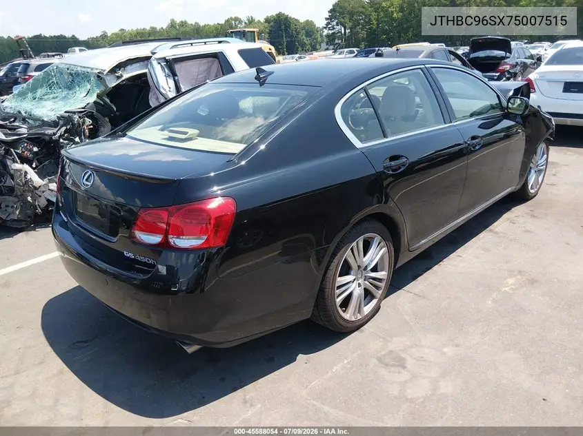 2007 Lexus Gs 450H VIN: JTHBC96SX75007515 Lot: 45588054
