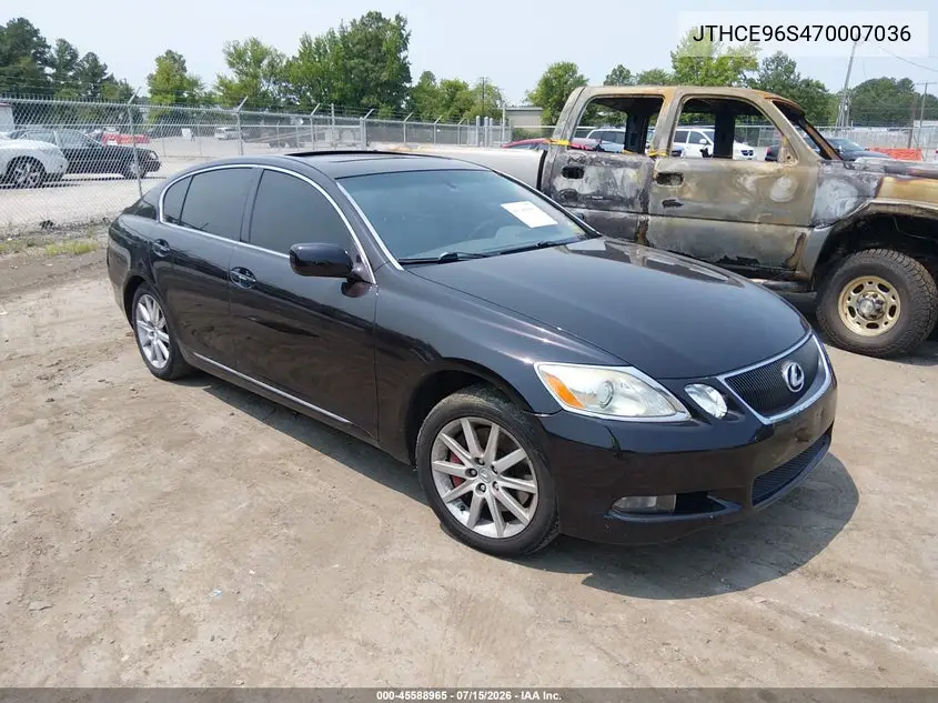 2007 Lexus Gs 350 VIN: JTHCE96S470007036 Lot: 45588965