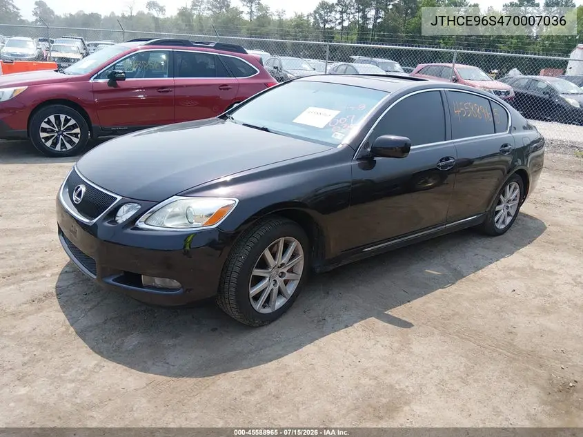 2007 Lexus Gs 350 VIN: JTHCE96S470007036 Lot: 45588965