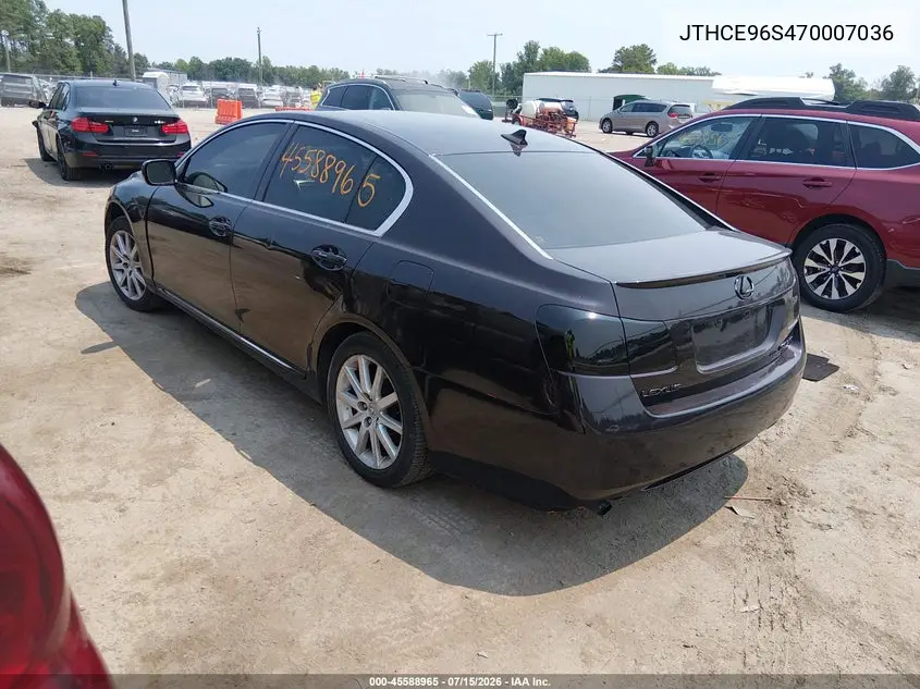 2007 Lexus Gs 350 VIN: JTHCE96S470007036 Lot: 45588965
