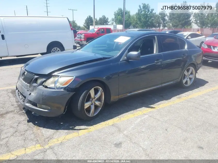 2007 Lexus Gs 450H VIN: JTHBC96S875007979 Lot: 45619833