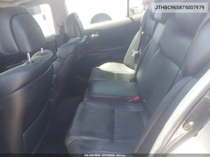 2007 Lexus Gs 450H VIN: JTHBC96S875007979 Lot: 45619833