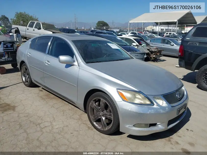 2007 Lexus Gs 350 VIN: JTHBE96S170026106 Lot: 45662230