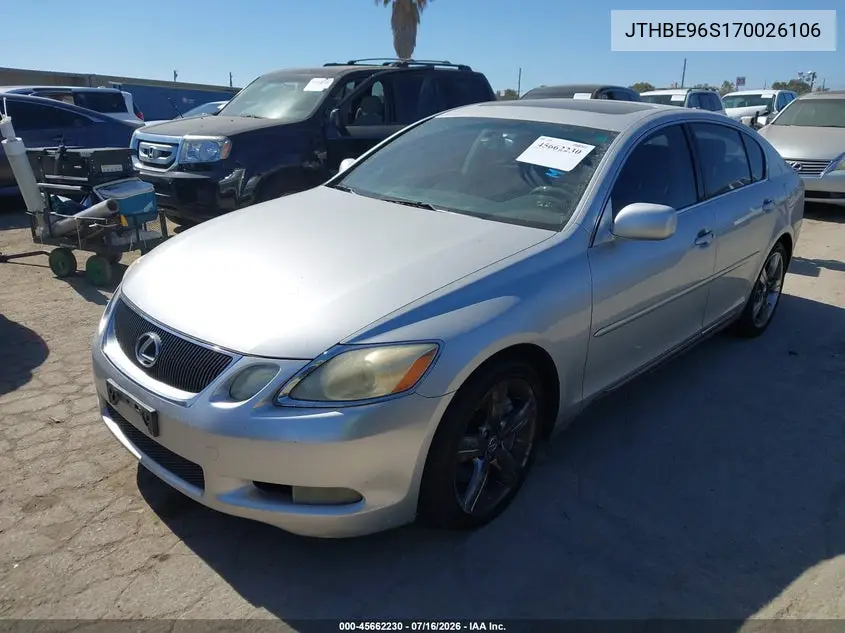 2007 Lexus Gs 350 VIN: JTHBE96S170026106 Lot: 45662230