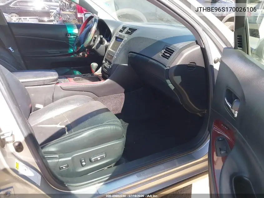 2007 Lexus Gs 350 VIN: JTHBE96S170026106 Lot: 45662230