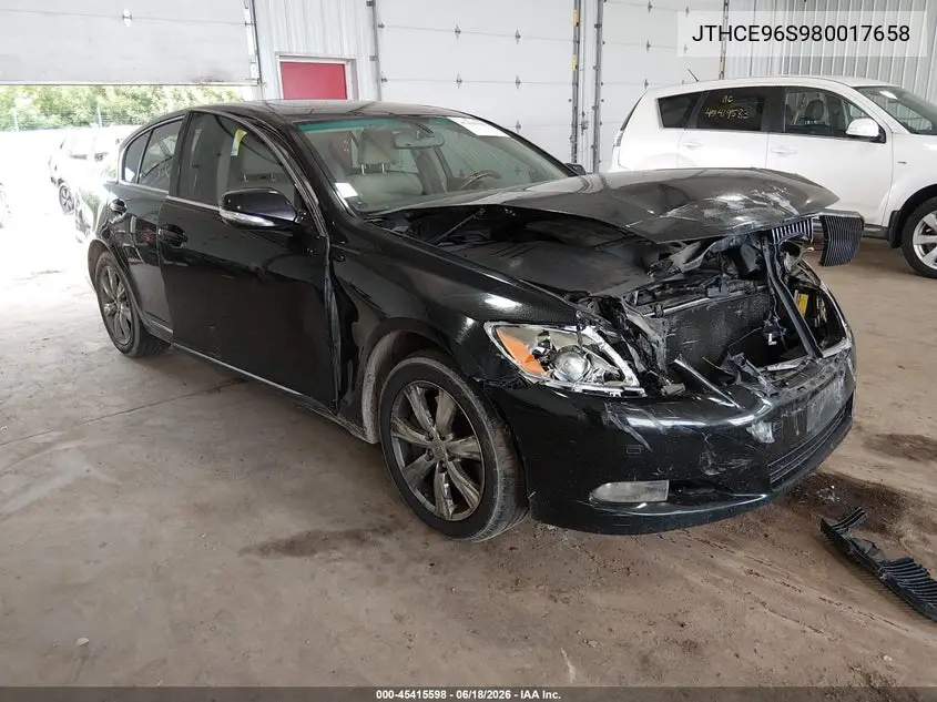 2008 Lexus Gs 350 VIN: JTHCE96S980017658 Lot: 45415598